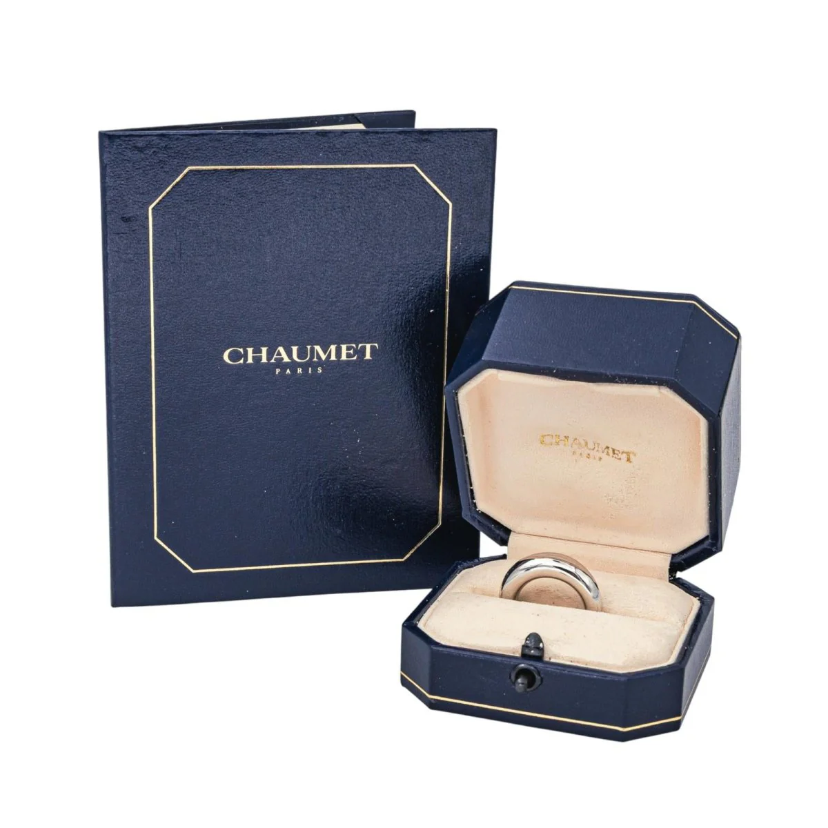 Bague Jonc CHAUMET en or blanc - Image 7