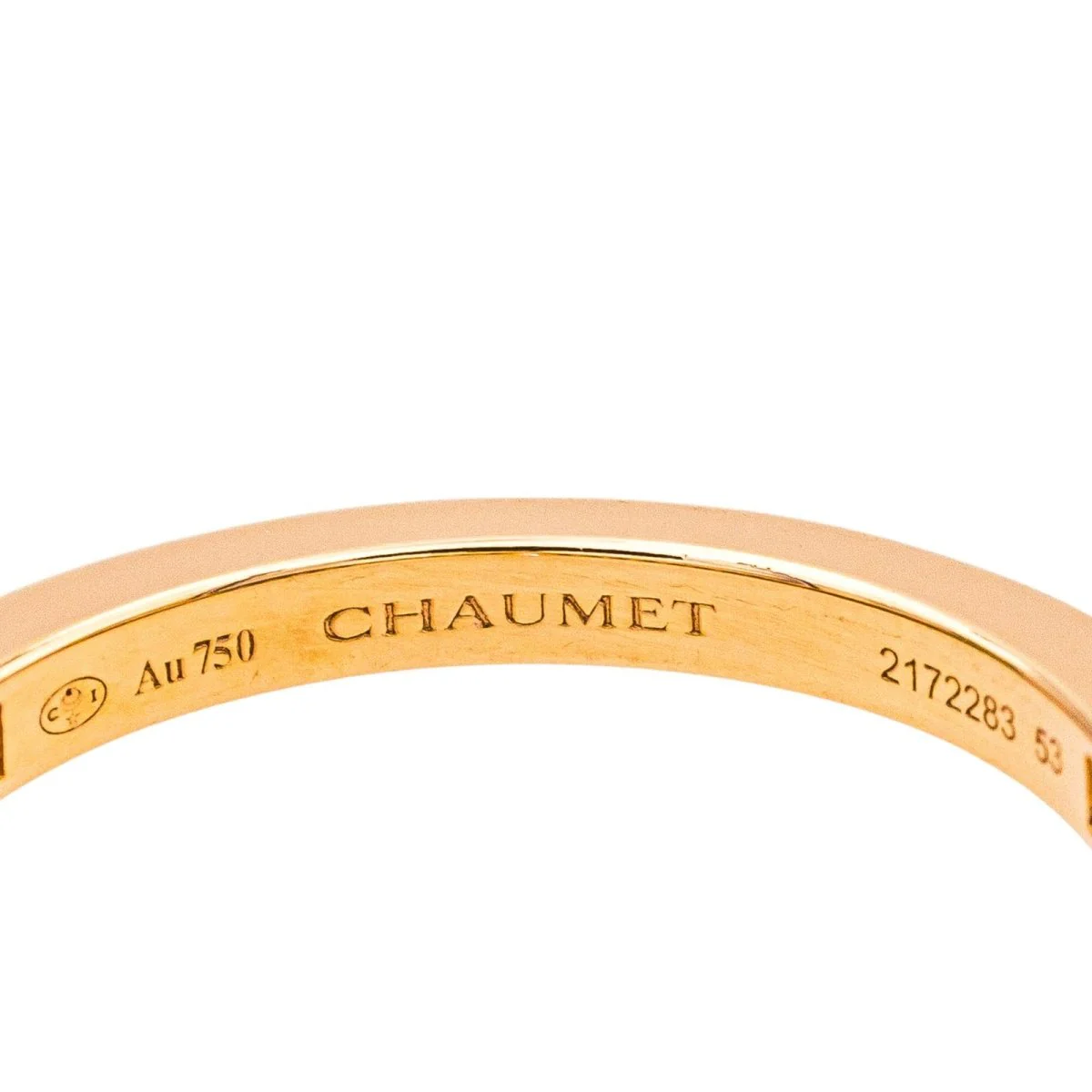 Bague Solitaire CHAUMET "Joséphine Éclat d'Éternité" en or rose et diamants - Image 7