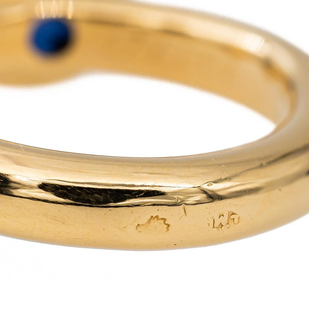Chaumet Bague Toi et moi en or jaune saphir et rubis - Image 6