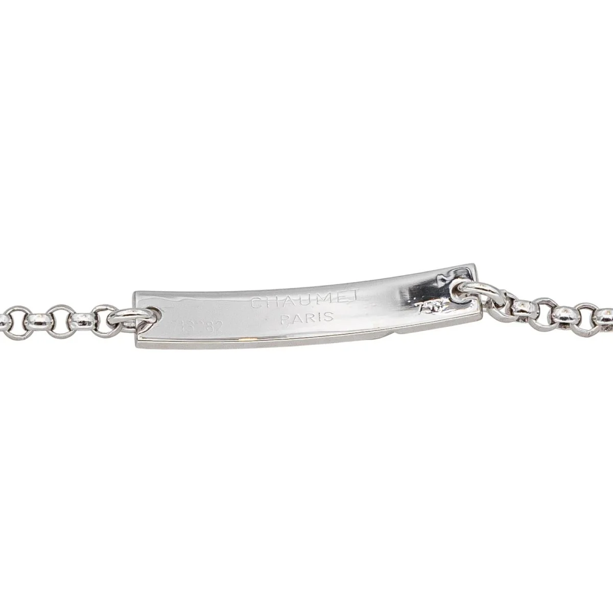 Bracelet Souple CHAUMET "Liens Évidence" en or blanc et diamants - Image 5