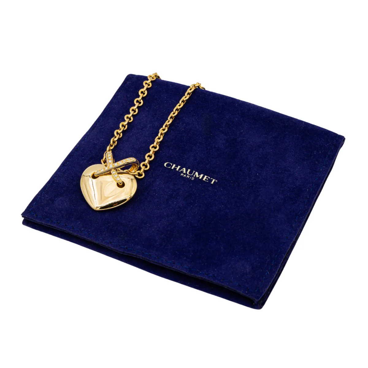 Collier CHAUMET  Liens en or jaune et diamant - Image 2