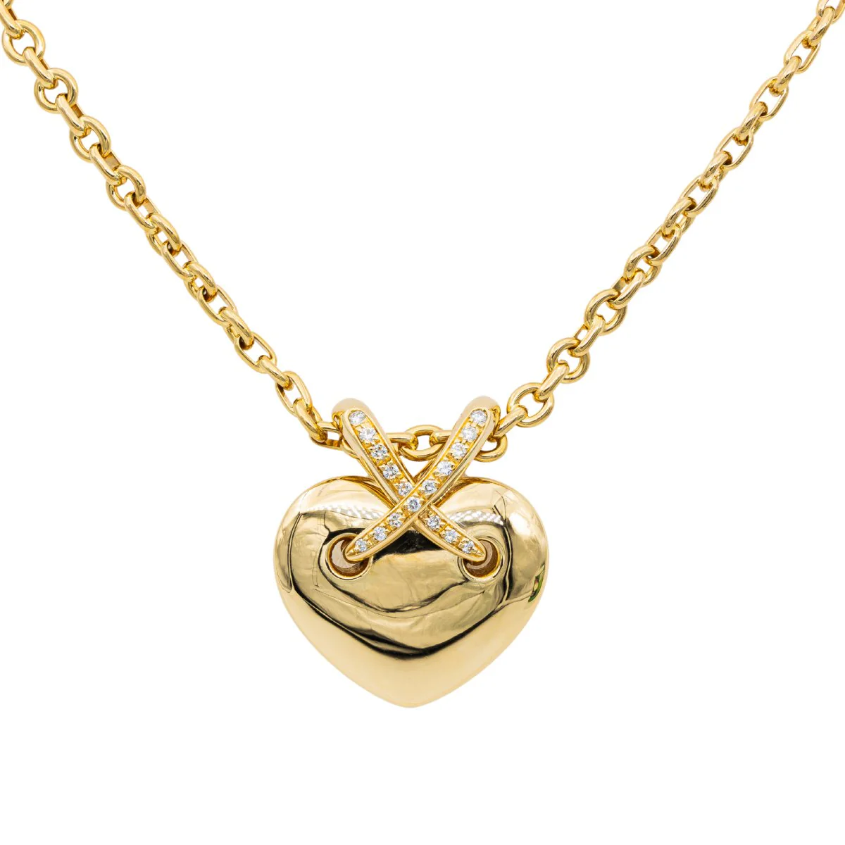 Collier CHAUMET  Liens en or jaune et diamant - Image 3