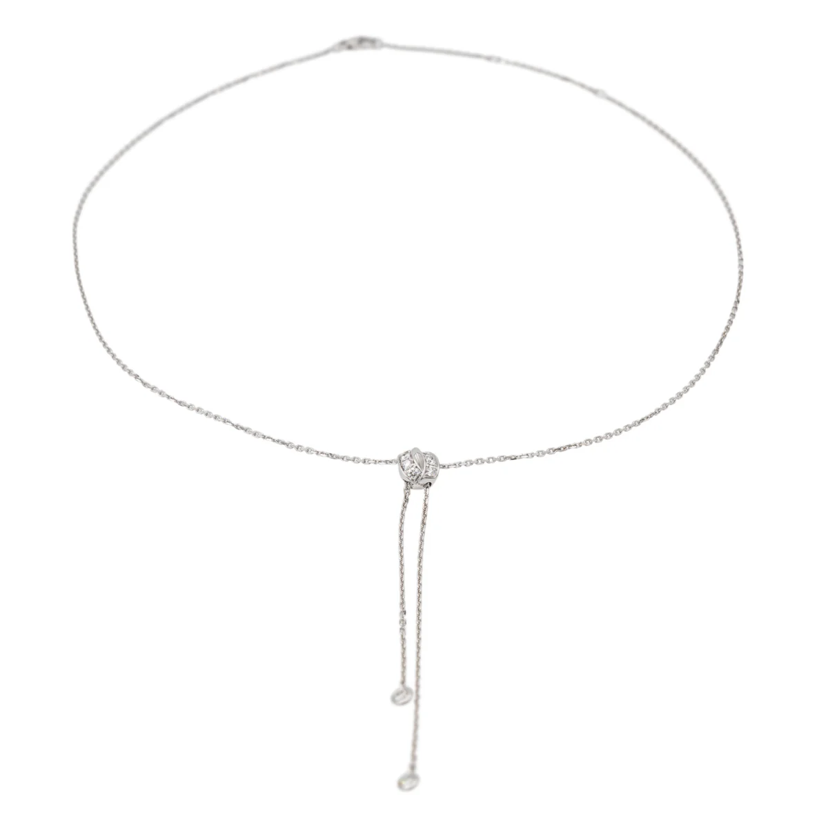 Collier Négligé CHAUMET "Lien Séduction" en or blanc et diamants - Image 3