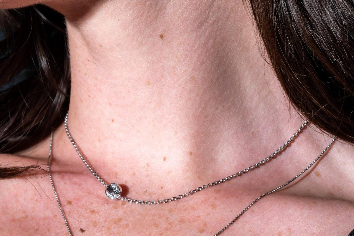 Chaumet Collier Pendentif Liens Or blanc Diamant - Image 2