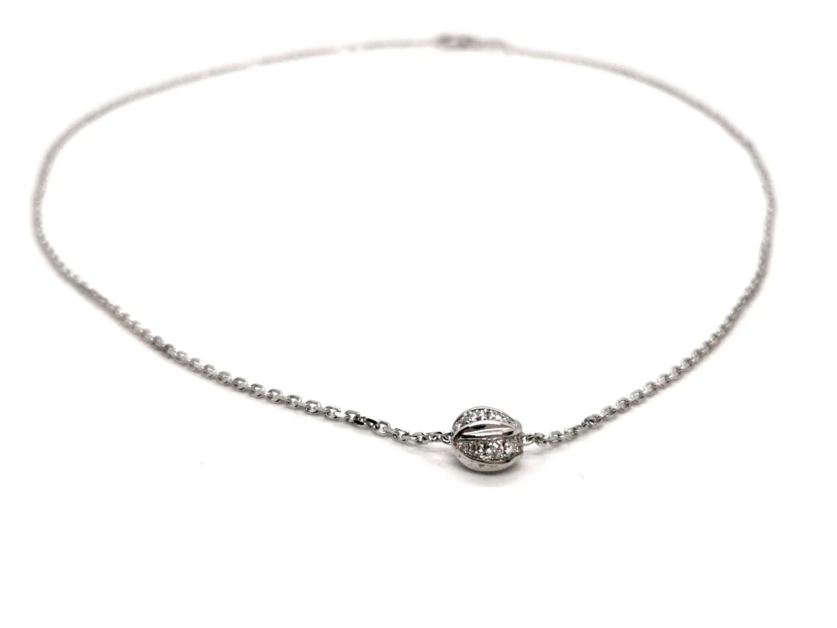 Chaumet Collier Pendentif Liens Or blanc Diamant - Image 4