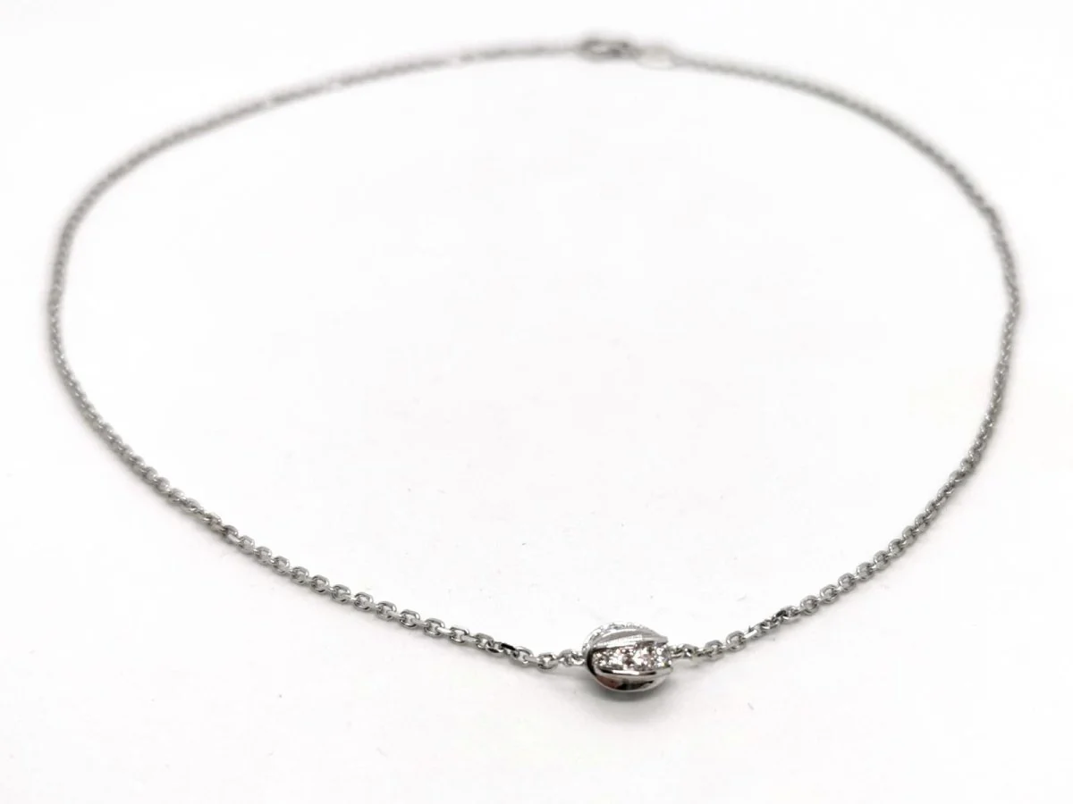 Chaumet Collier Pendentif Liens Or blanc Diamant - Image 5