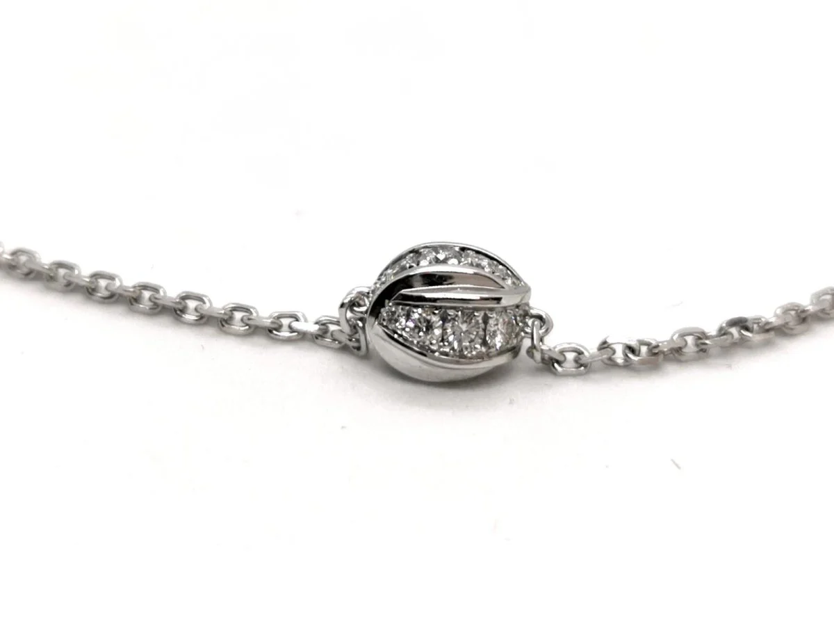 Chaumet Collier Pendentif Liens Or blanc Diamant - Image 7