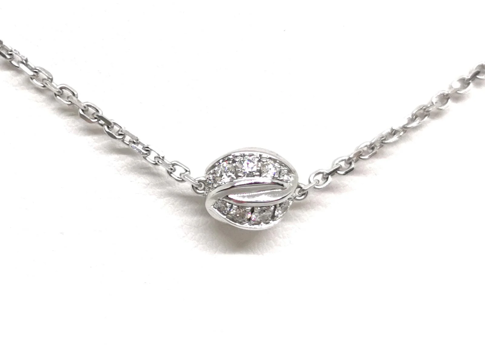 Chaumet Collier Pendentif Liens Or blanc Diamant - Image 9