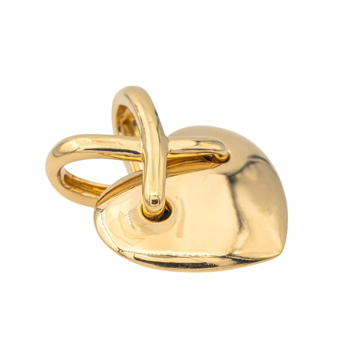 Pendentif CHAUMET "Cœur lien" en or jaune - Image 3