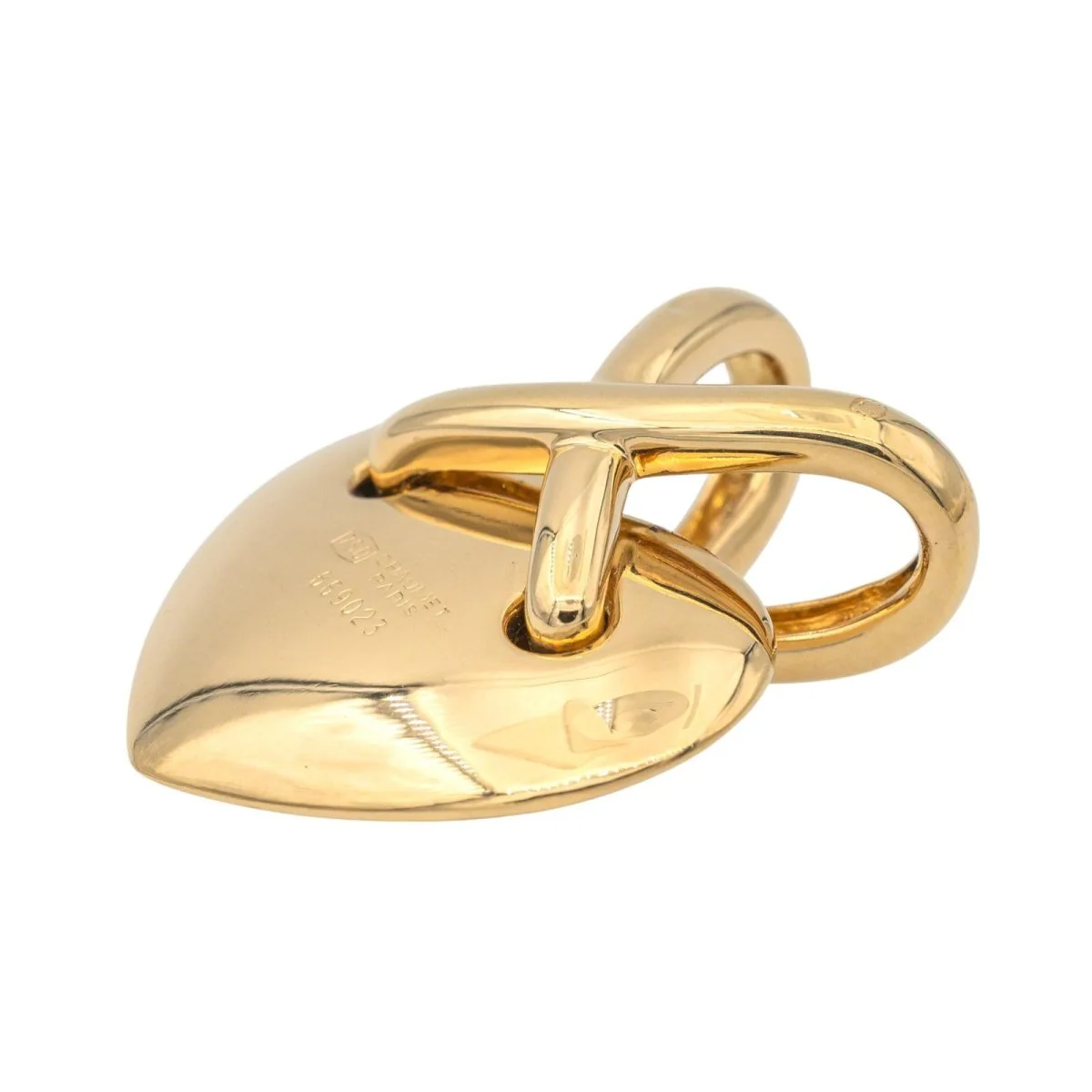 Pendentif CHAUMET "Cœur lien" en or jaune - Image 4