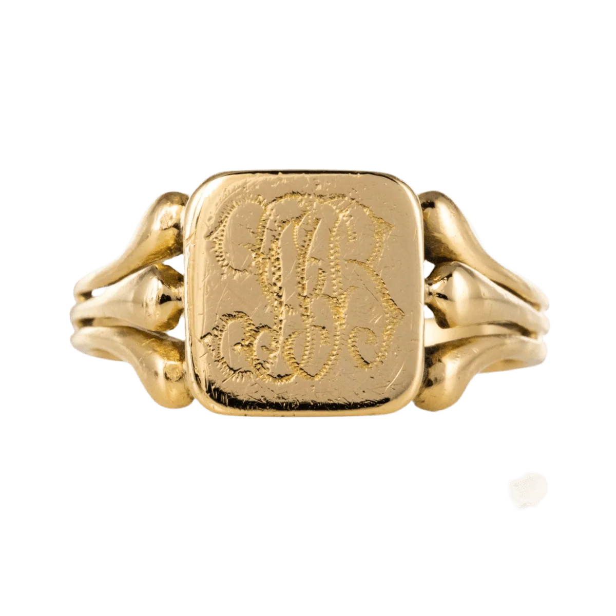 Bague Chevalière en or jaune