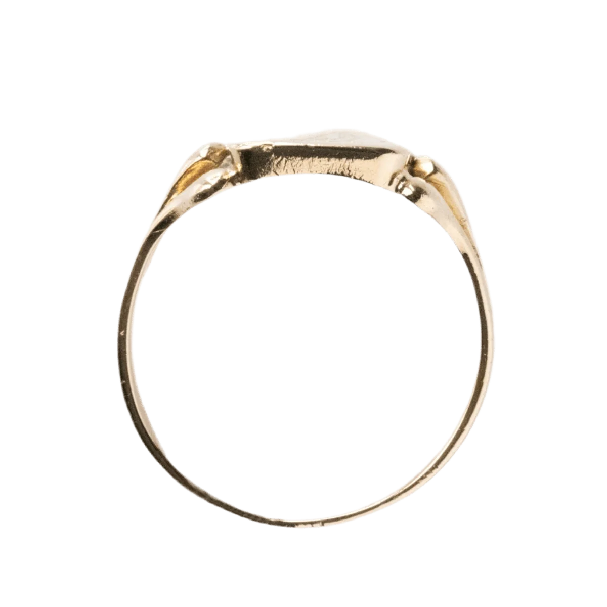 Bague Chevalière en or jaune - Image 5