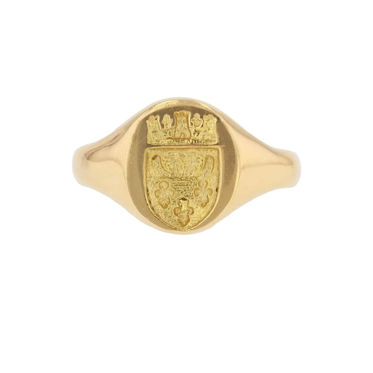 Bague Chevalière en or jaune