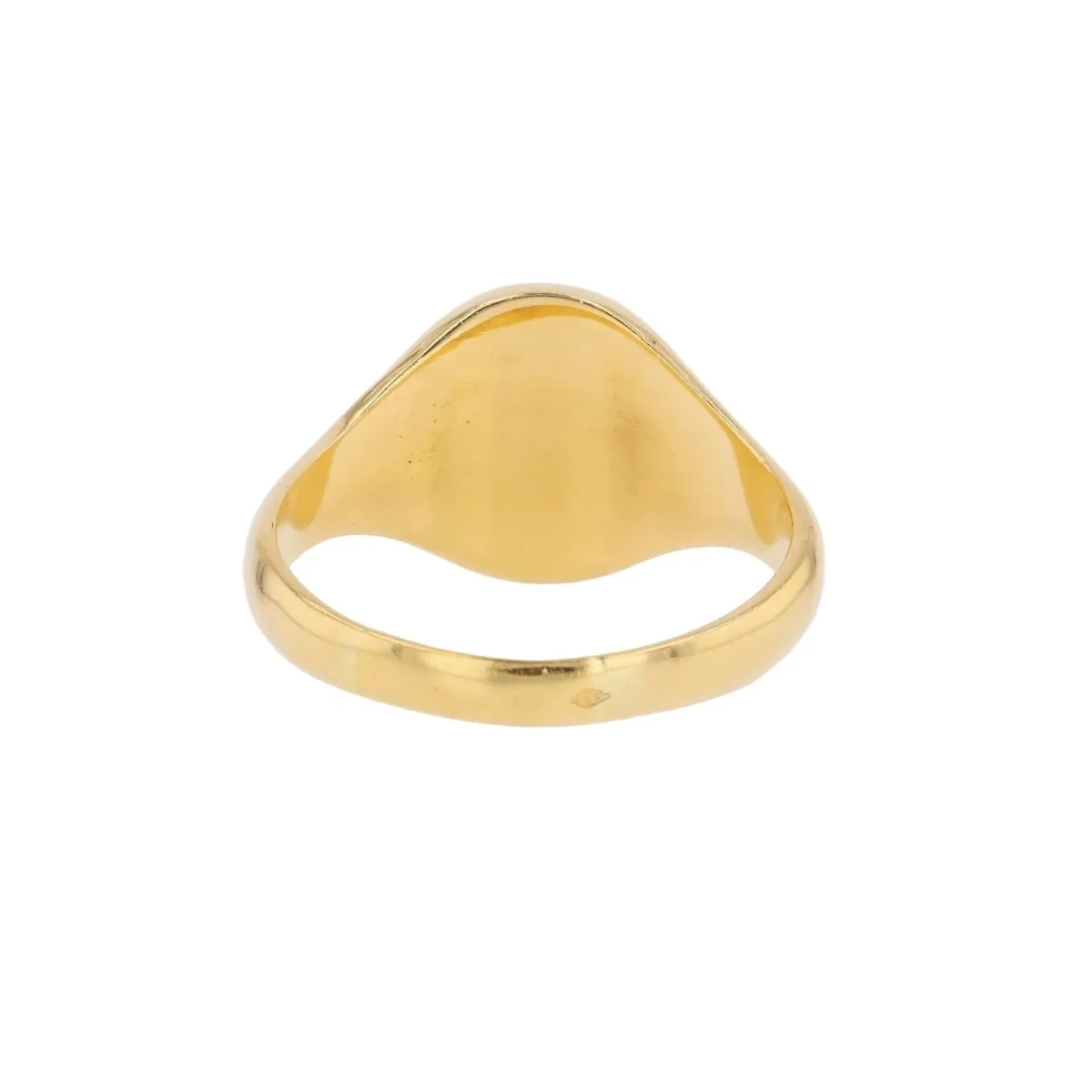 Bague Chevalière en or jaune - Image 4