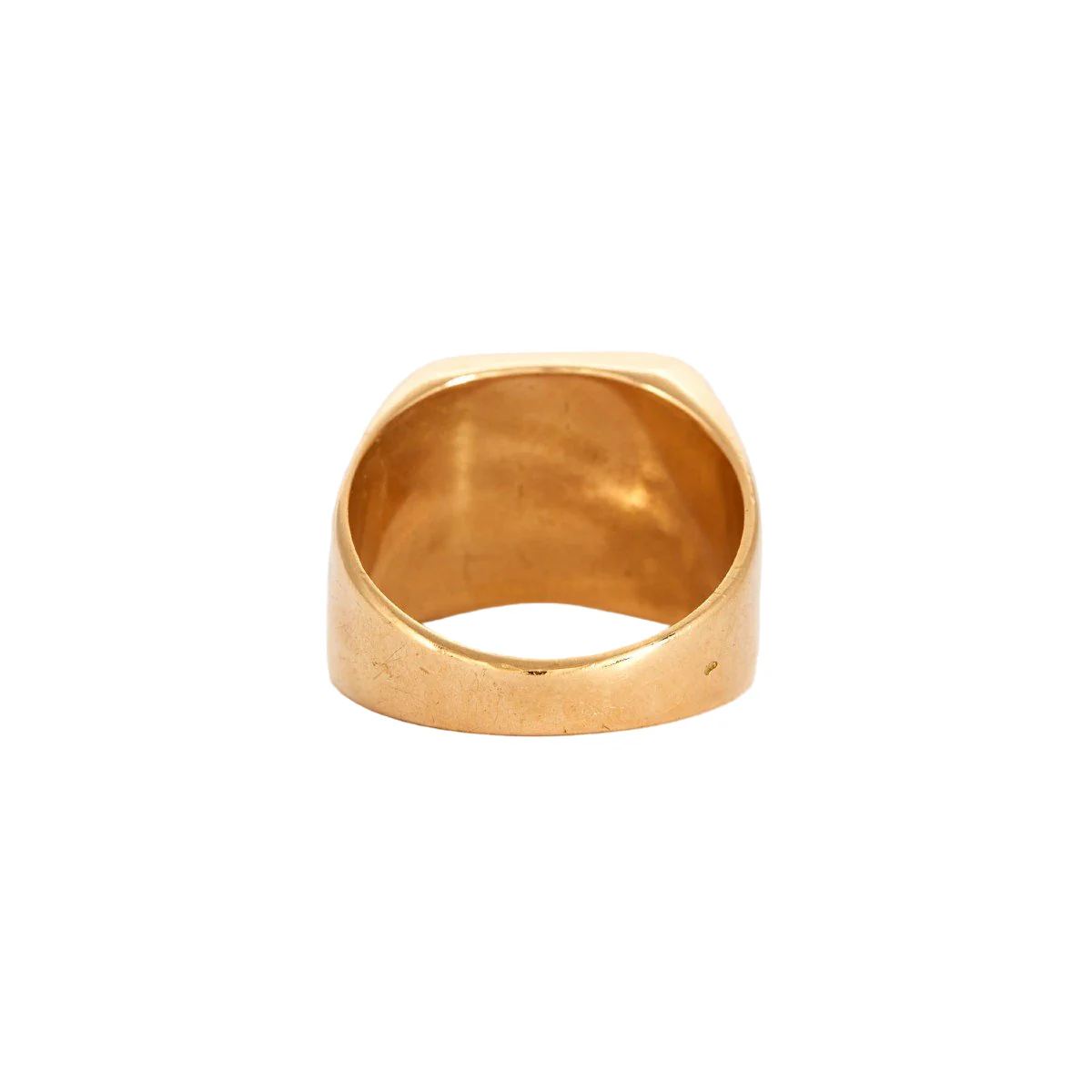 Bague Chevalière en or jaune - Image 5