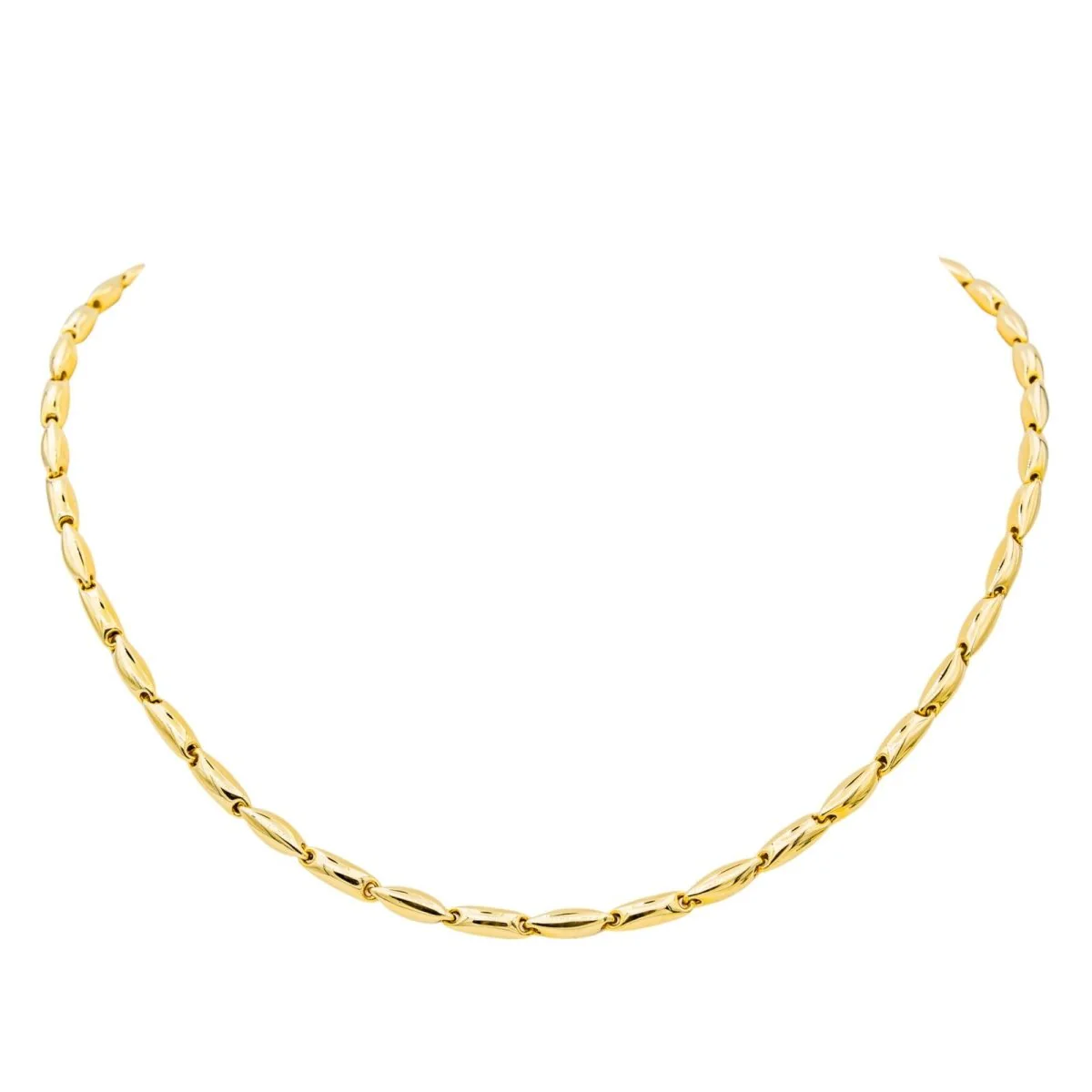 Collier Chaîne CHIMENTO "Bamboo Classique" en or jaune - Image 3
