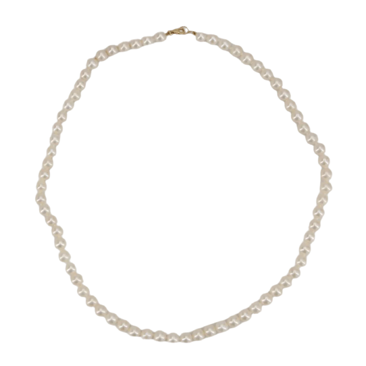 Collier Perles en or jaune - Image 3
