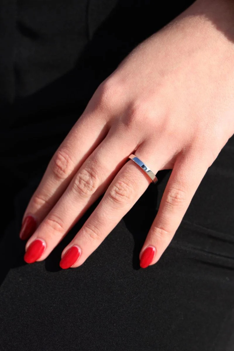 Bague Alliance CHOPARD "Timeless Wedding" en or blanc - Image 7