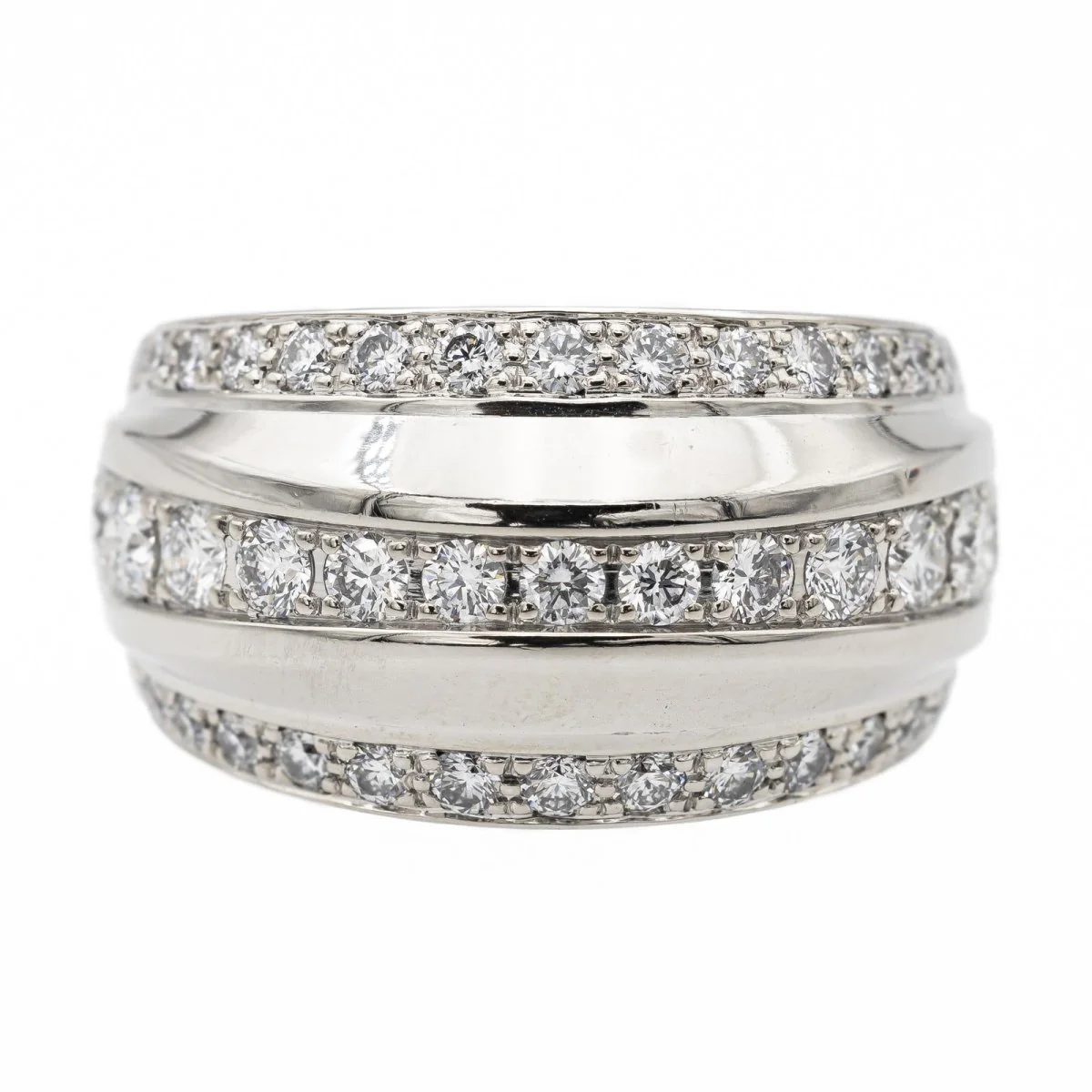 Chopard Bague Bandeau La Strada Or blanc diamant