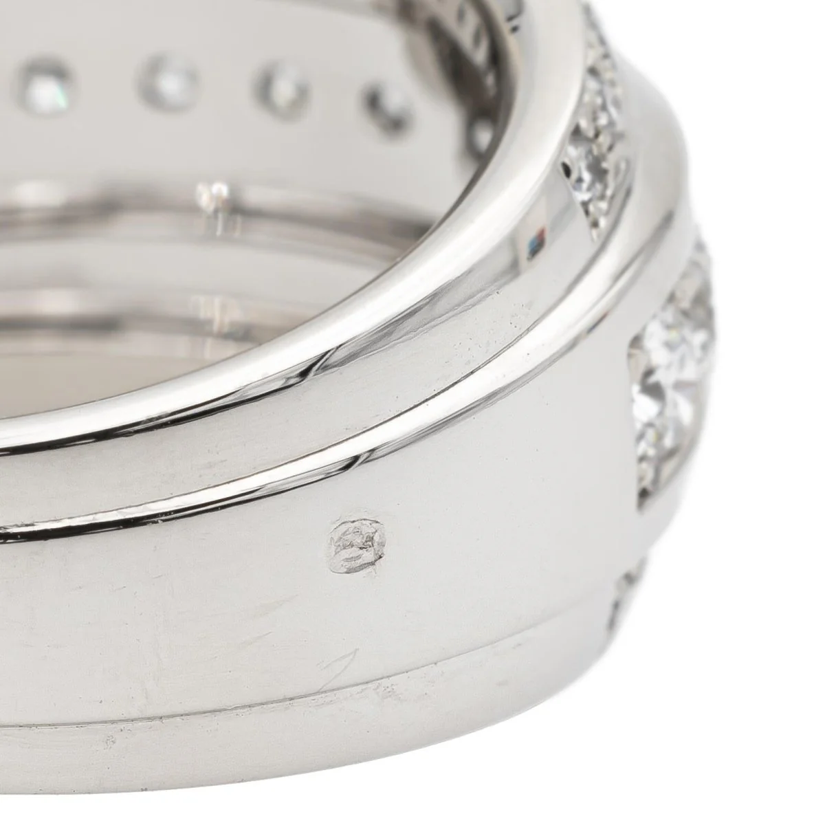 Chopard Bague Bandeau La Strada Or blanc diamant - Image 7