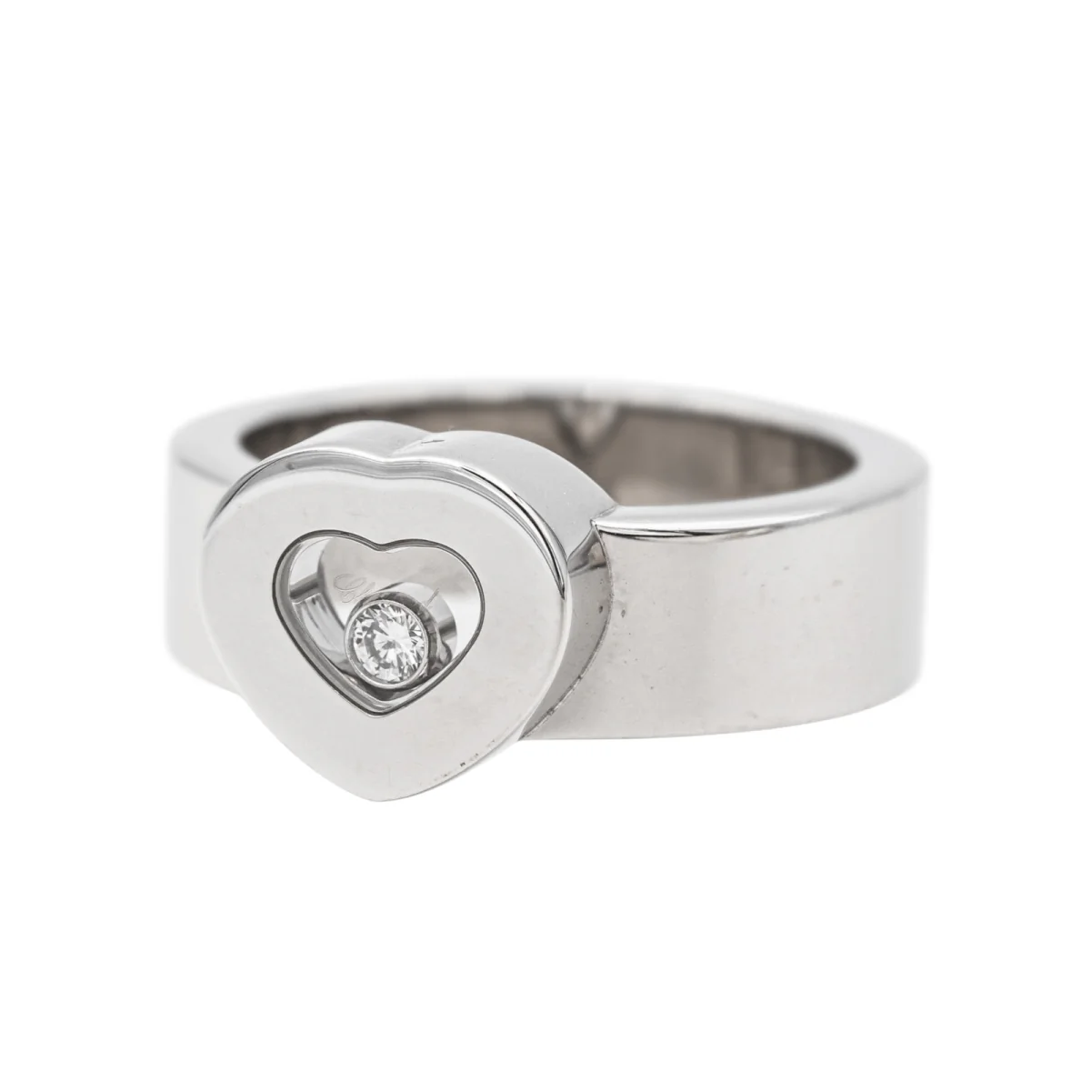 Bague Coeur Happy Diamonds Chopard en or blanc et diamant - Image 3