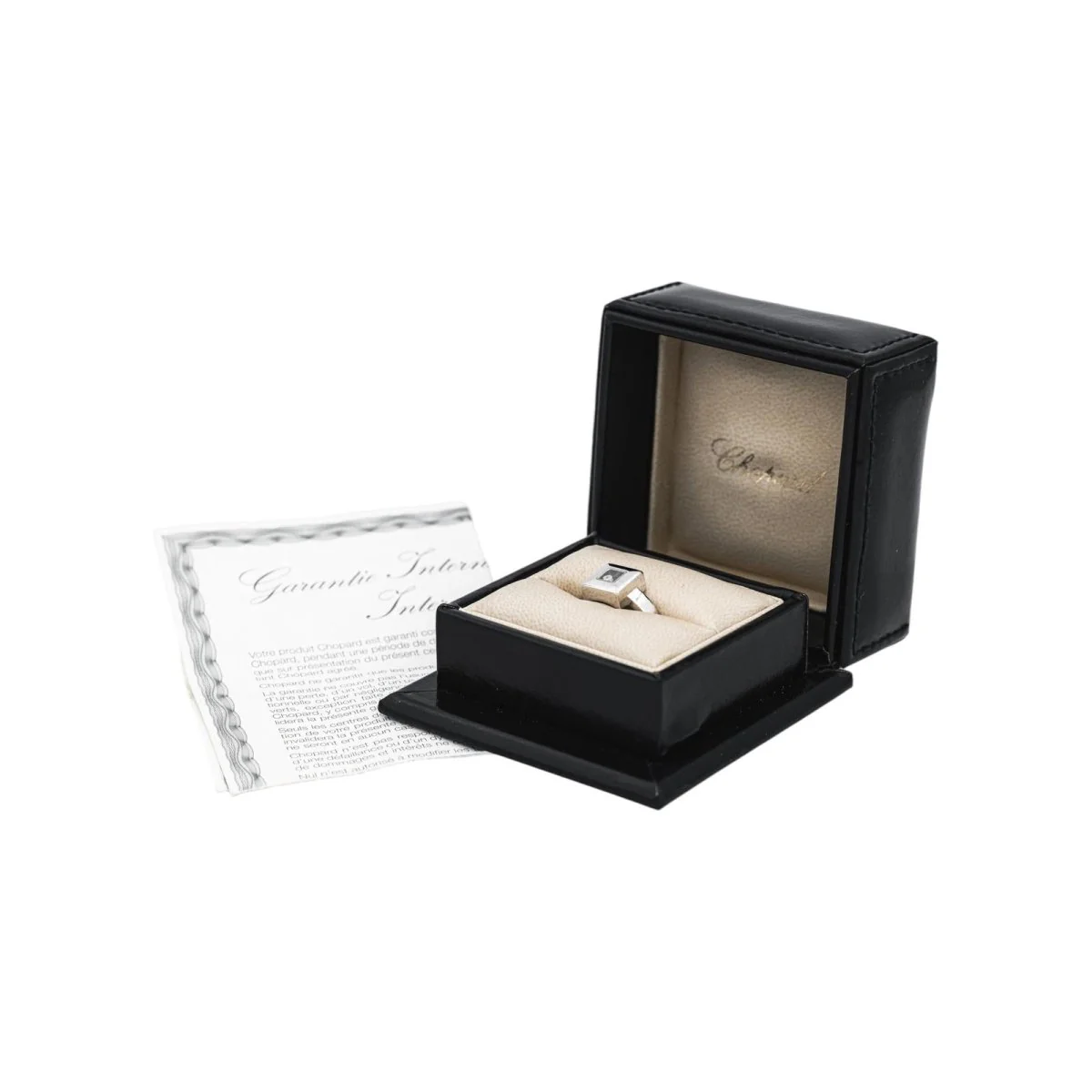 Bague CHOPARD "Happy Diamonds" en or blanc et diamant - Image 9