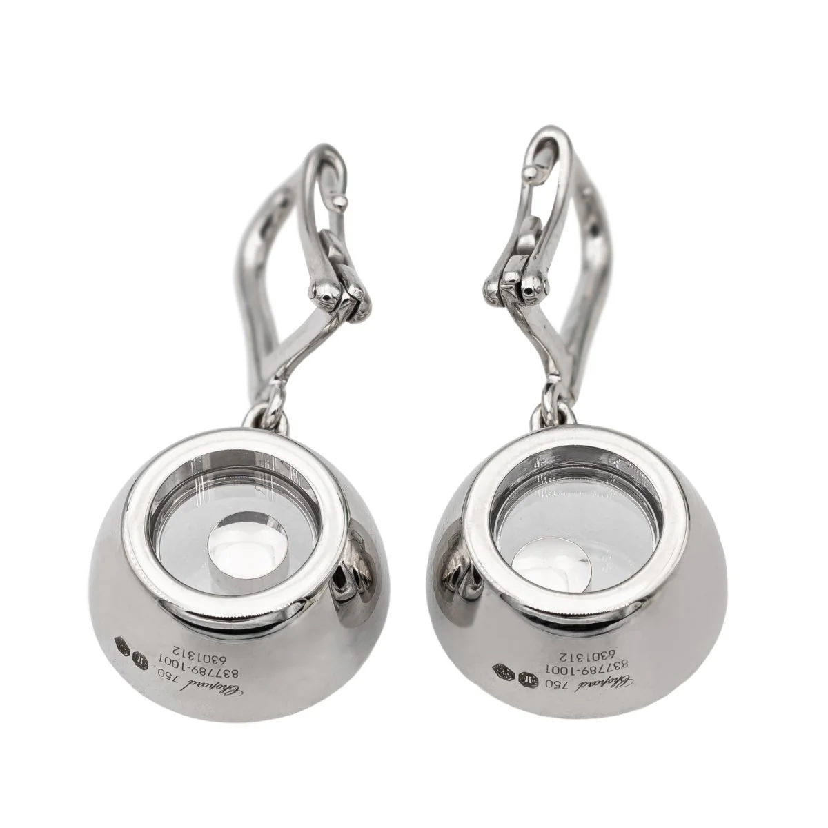 Chopard Boucles d'oreilles Happy Diamonds Or blanc Diamant - Image 6
