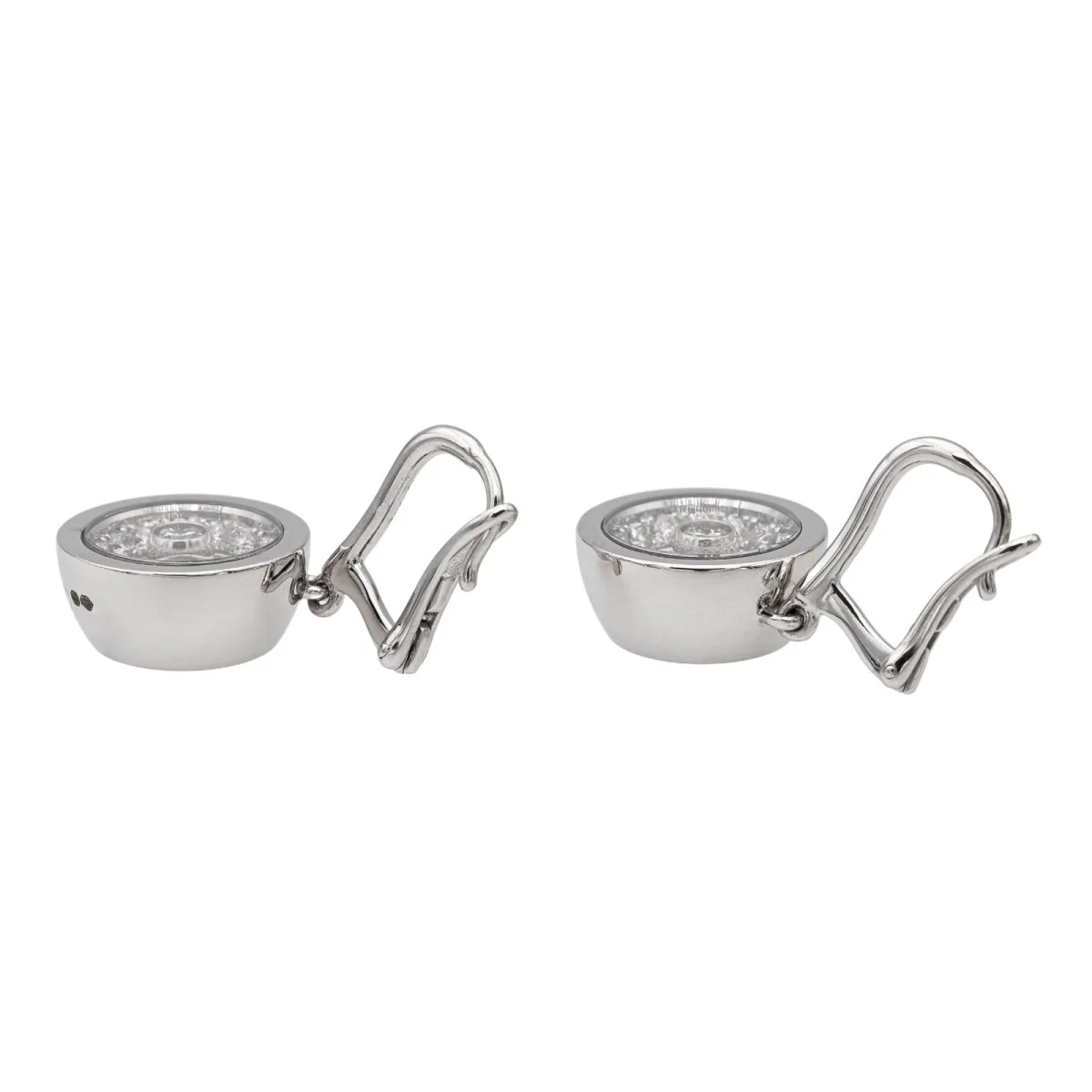 Chopard Boucles d'oreilles Happy Diamonds Or blanc Diamant - Image 7