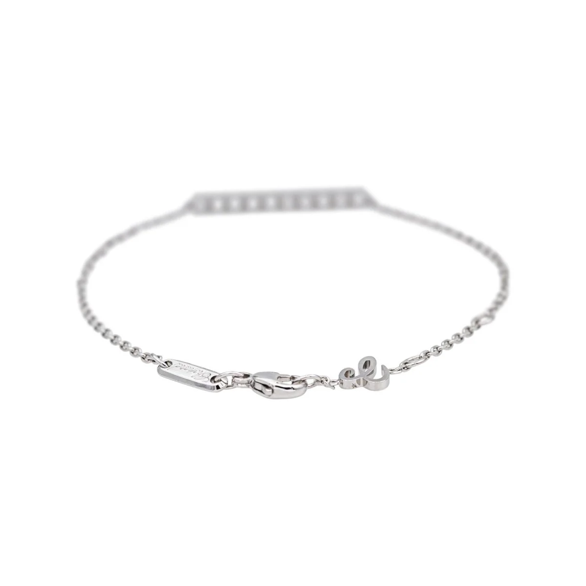 Bracelet Ligne CHOPARD "Ice Cube" en or blanc et diamants - Image 3