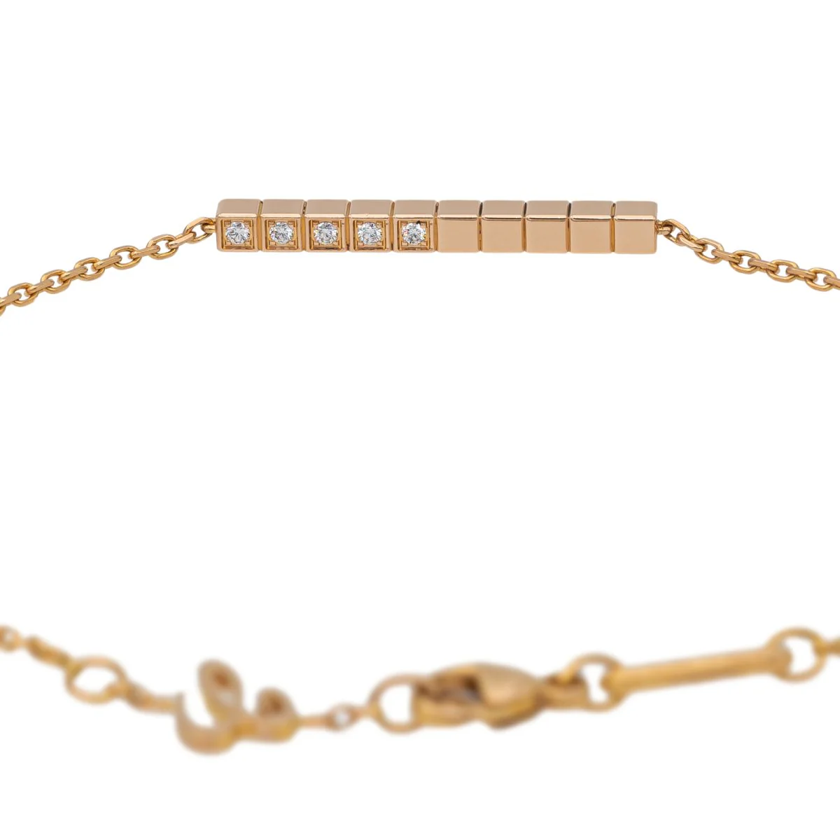 Bracelet CHOPARD Ice Cube en or rose et diamant - Image 5