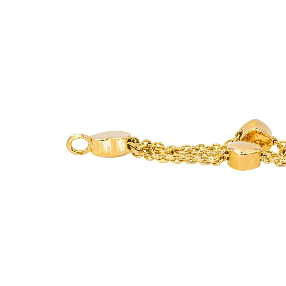Bracelet Maille CHOPARD "Love Happy Diamonds" en or jaune et diamants - Image 6