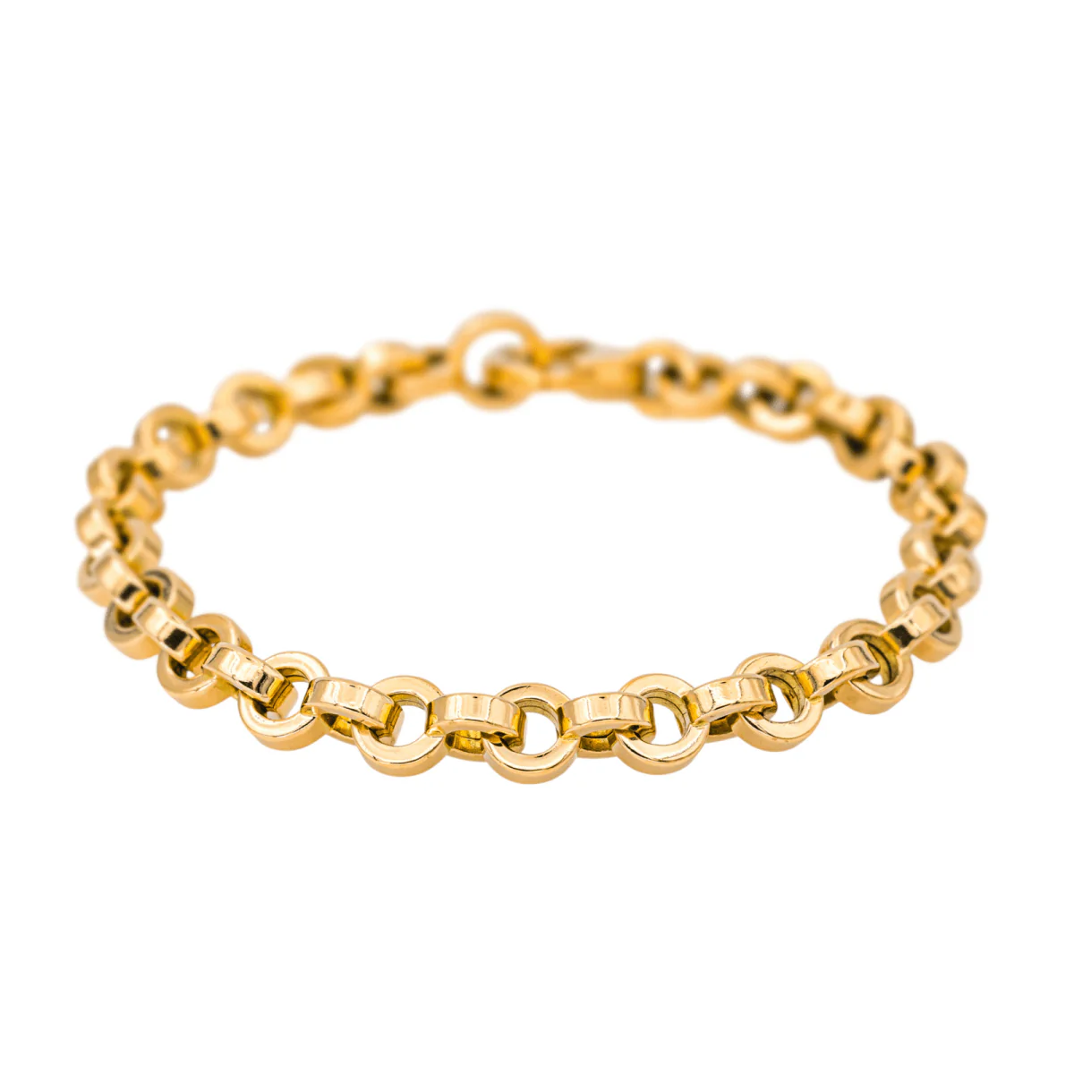 Bracelet Maille jaseron CHOPARD en or jaune - Image 3