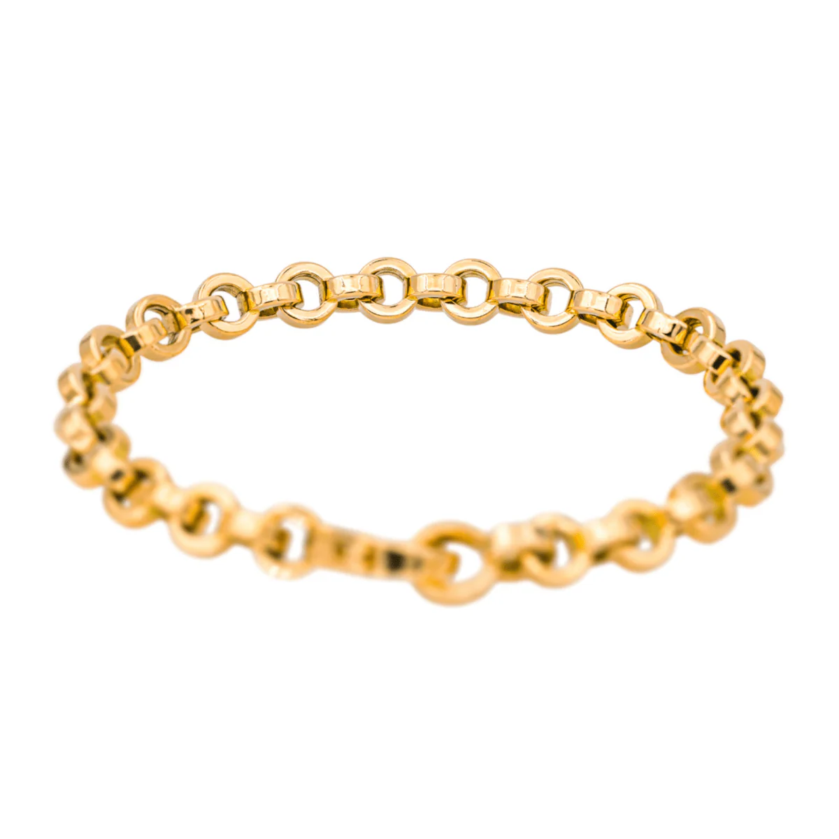 Bracelet Maille jaseron CHOPARD en or jaune - Image 4
