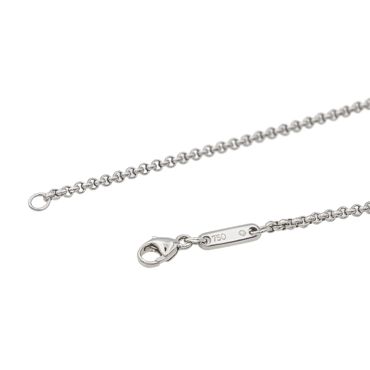 Collier Chopard Happy Diamonds Or blanc Diamant - Image 5