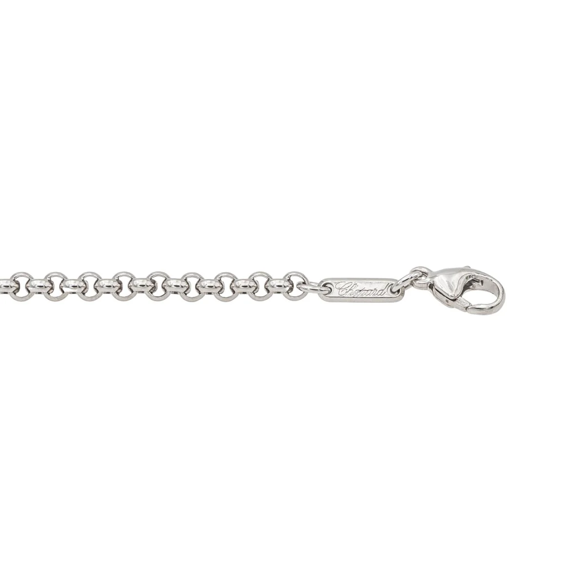 Chopard Collier Jaseron  Or blanc - Image 6