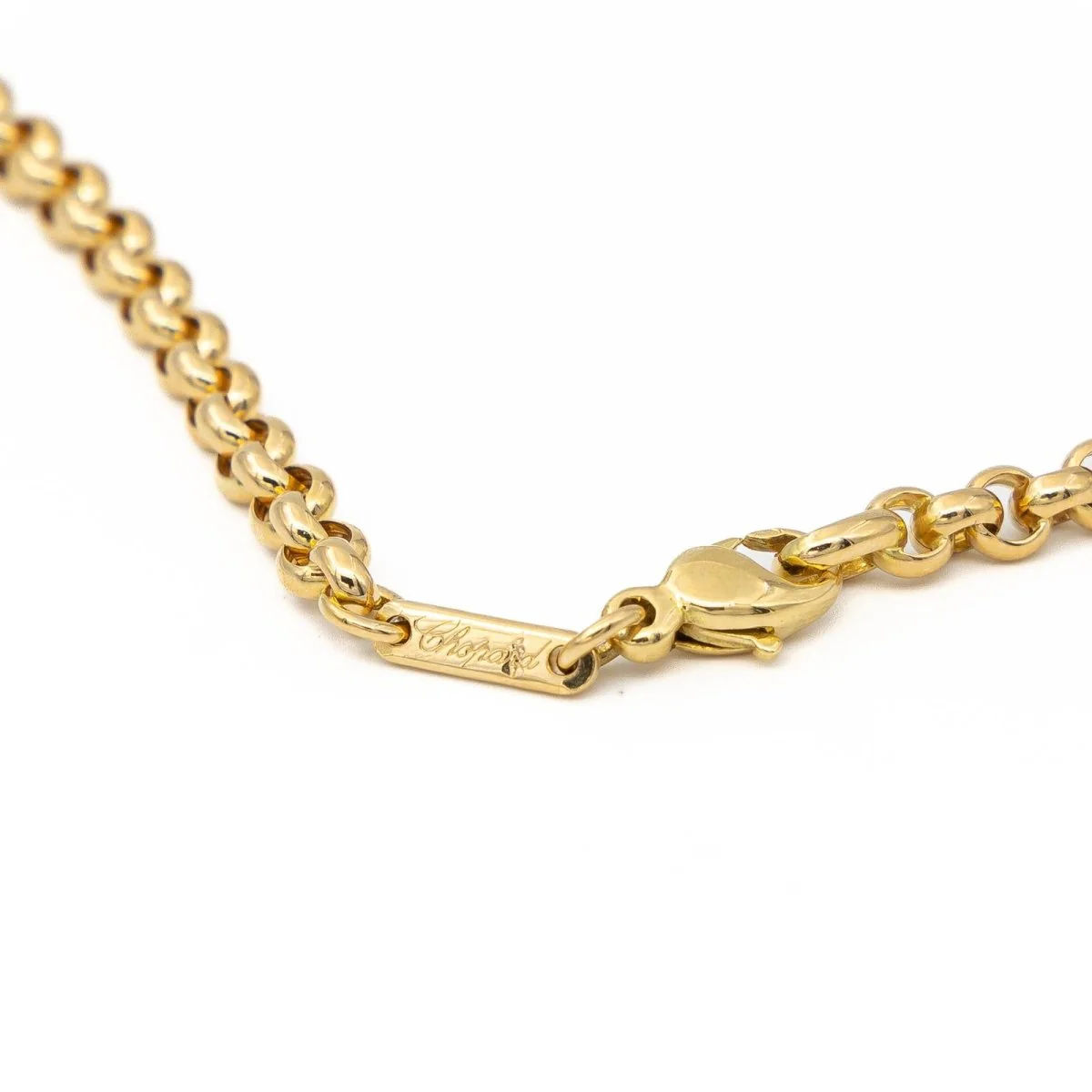Collier Pendentif CHOPARD "Happy Diamonds" en or jaune et diamants - Image 7