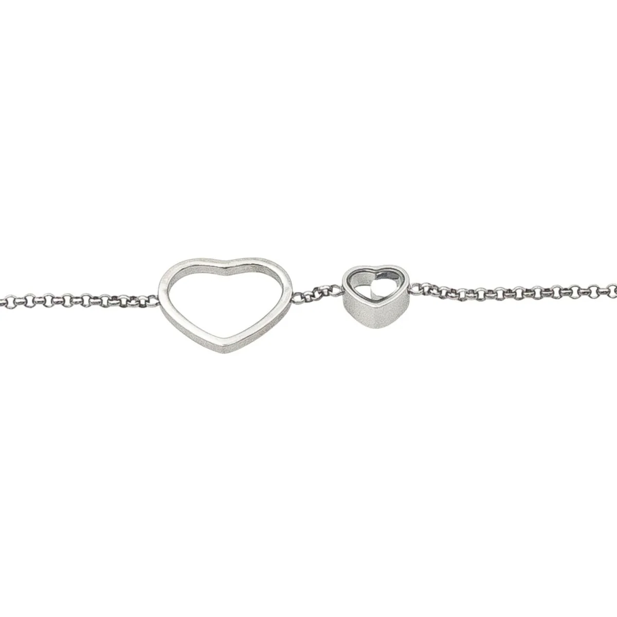 Collier Sautoir CHOPARD "Happy Heart" en or blanc et diamants - Image 5
