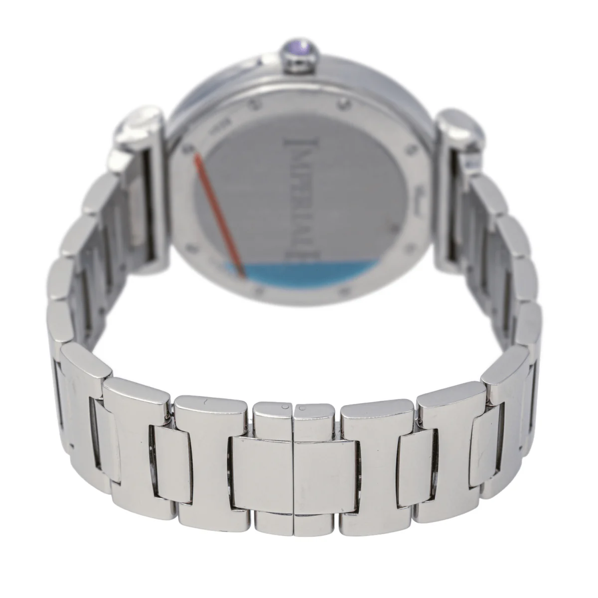 Montre CHOPARD "Impériale" en acier, nacre, améthyste, saphir et diamants - Image 5