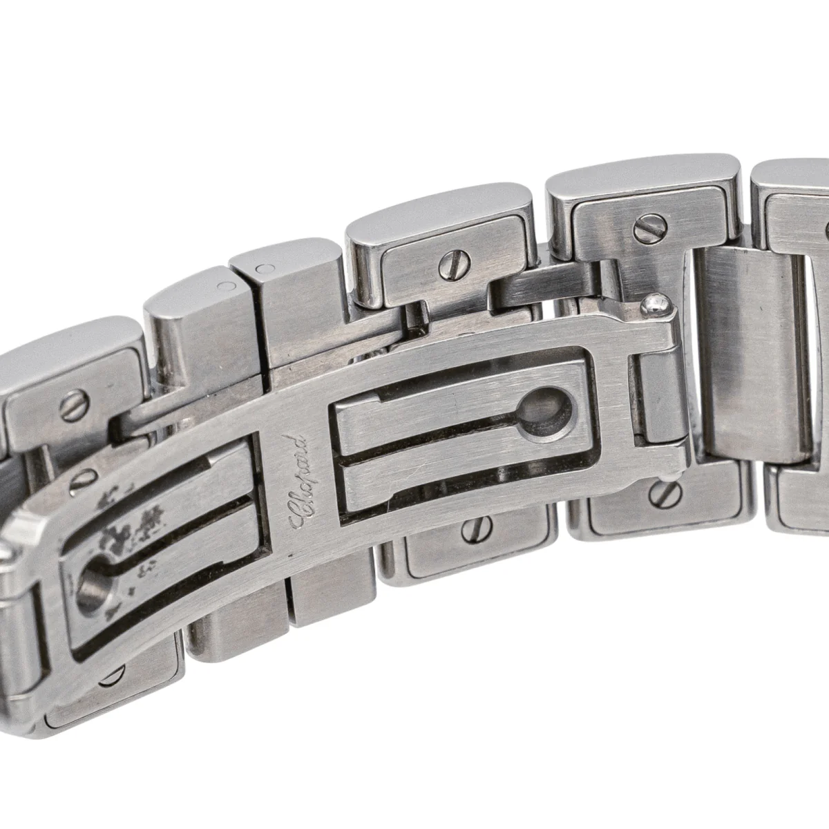 Montre CHOPARD "Impériale" en acier, nacre, améthyste, saphir et diamants - Image 7