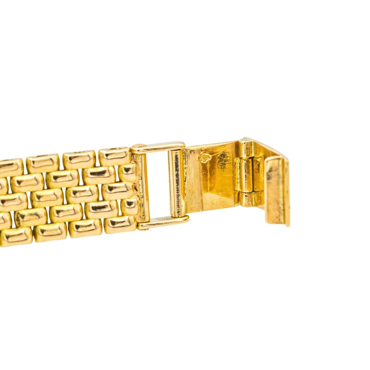 Montre CHOPARD "Classique" en or jaune, saphir et diamants - Image 7