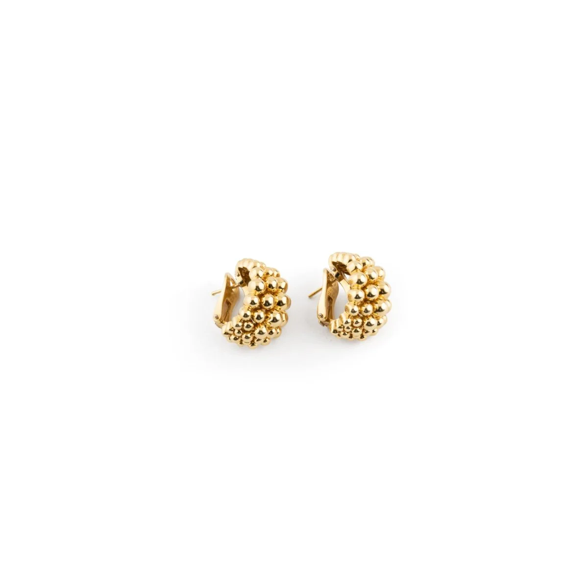 Boucles d'oreilles BOUCHERON en or jaune et perles - Image 4