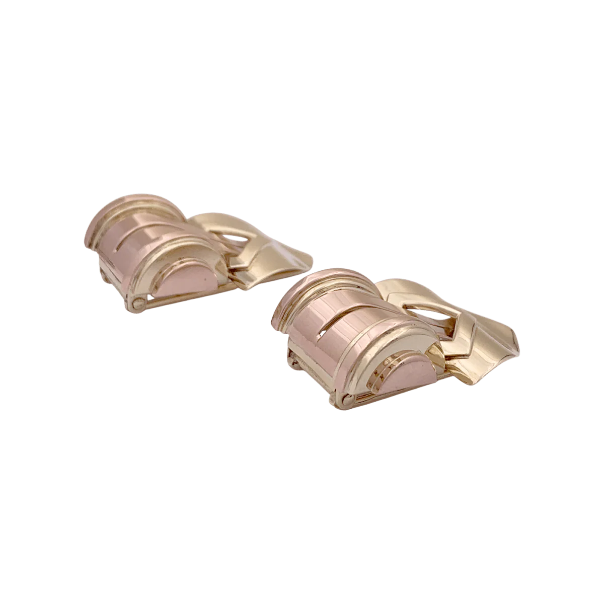 Broches Clips TIFFANY & CO. en or jaune et or rose - Image 3