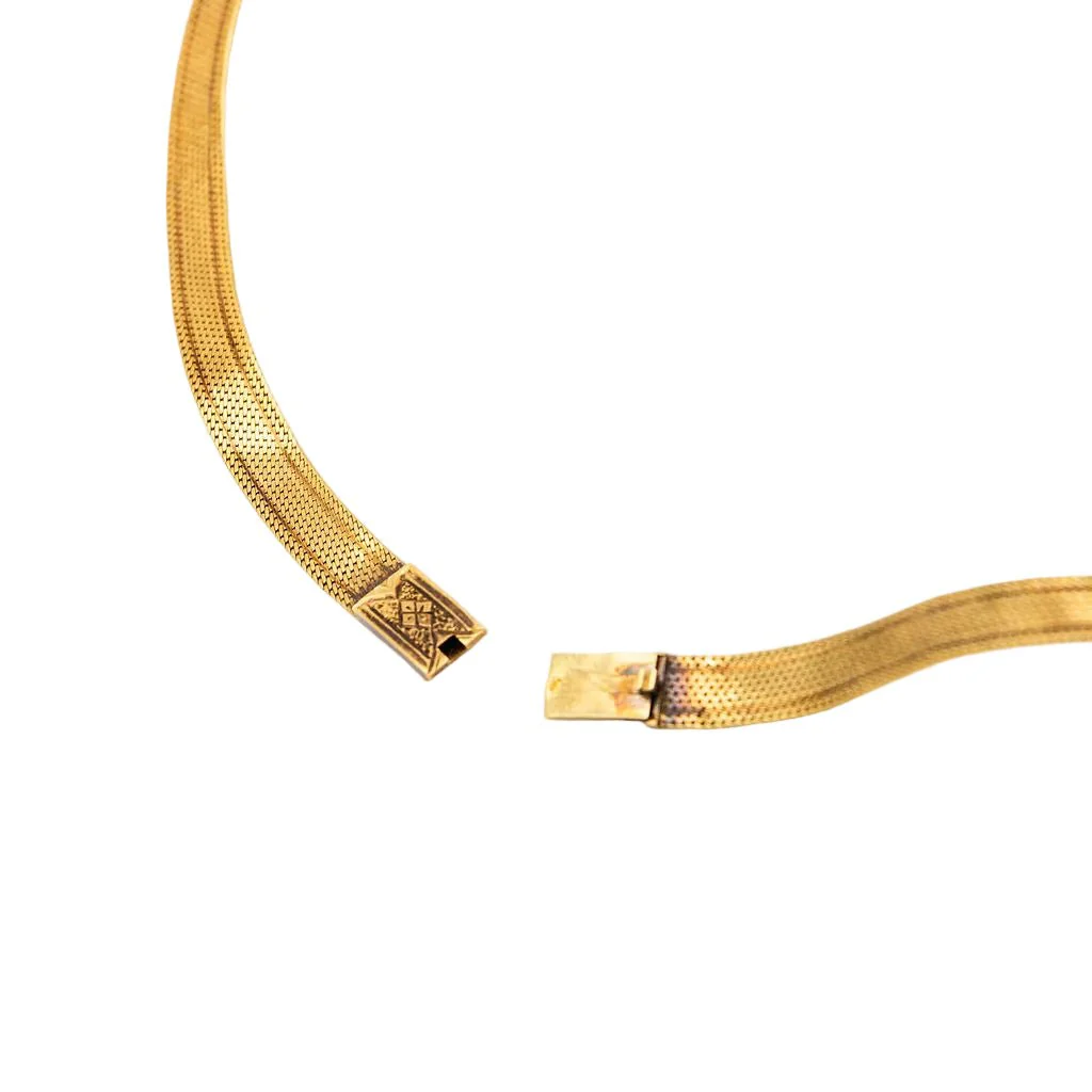 Collier Maille en or jaune, argent, émail et diamants - Image 5