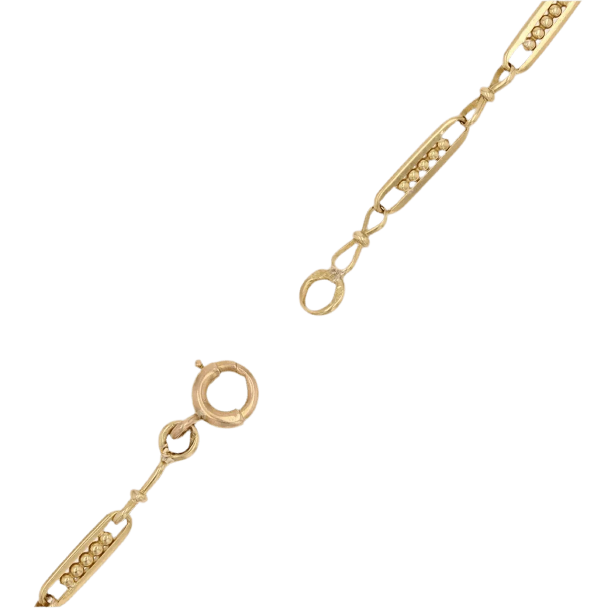 Collier Draperie en or jaune - Image 4