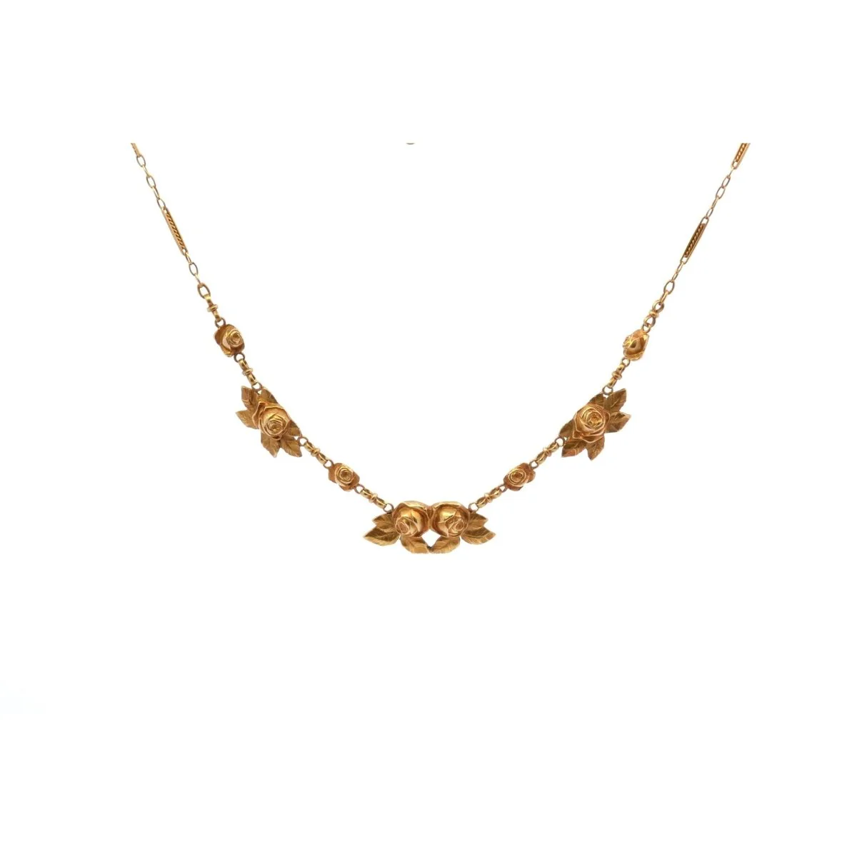 Collier Draperie en or jaune - Image 2