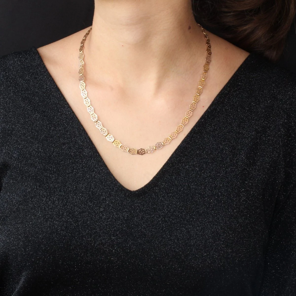 Collier Maille en or rose - Image 2