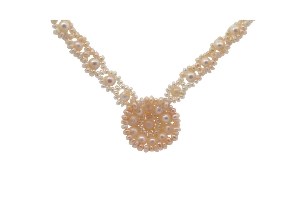 Collier en or et perles fines - Image 3