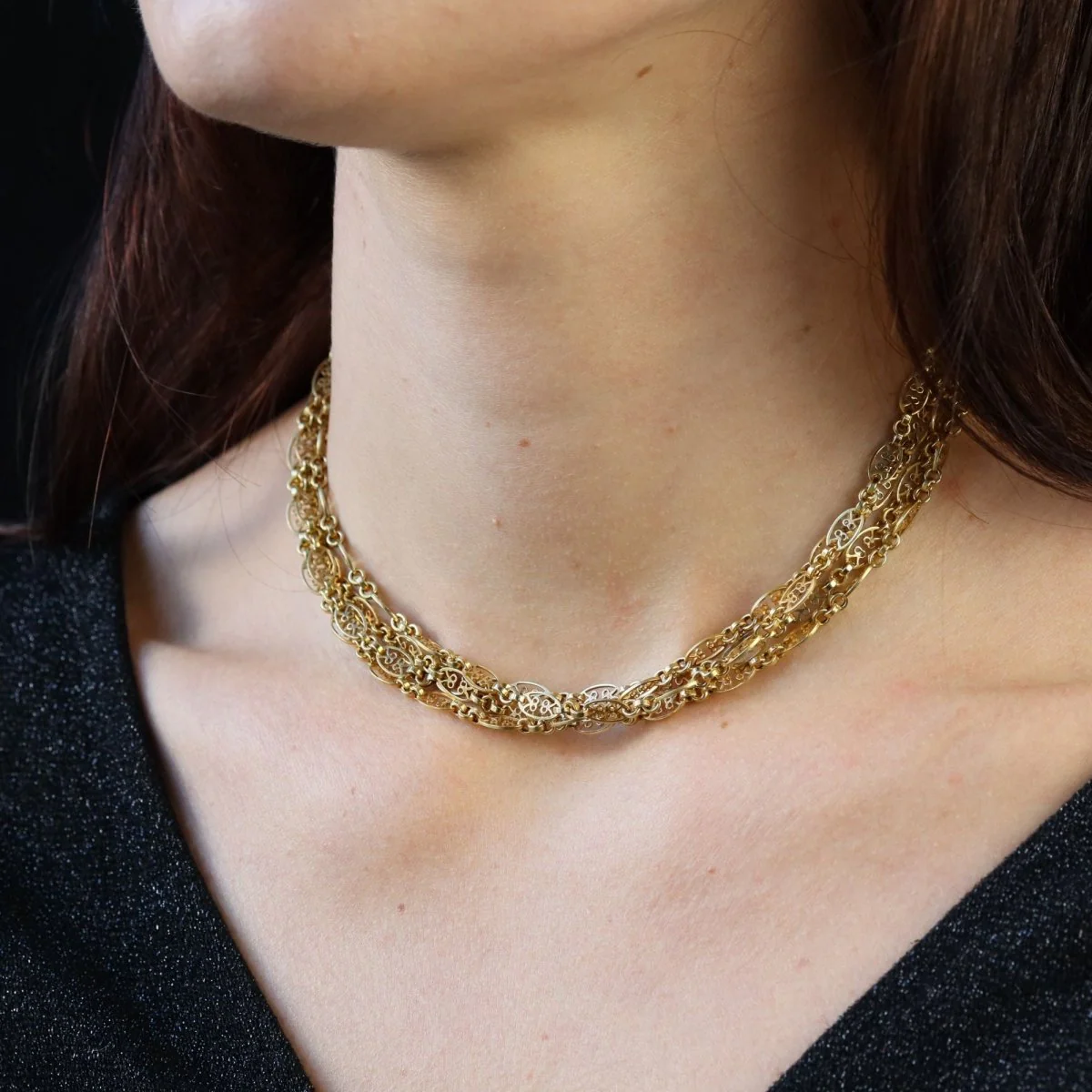 Collier Sautoir en or jaune - Image 2