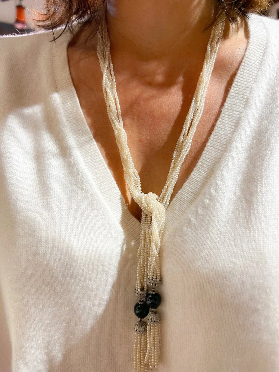 Collier Bayadère en perles fines - Image 5