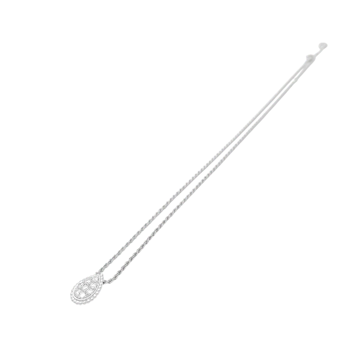 Collier BOUCHERON Serpent Bohème en or blanc et diamants. - Image 3